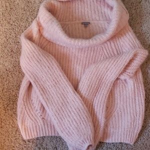 Blush crop top type sweater